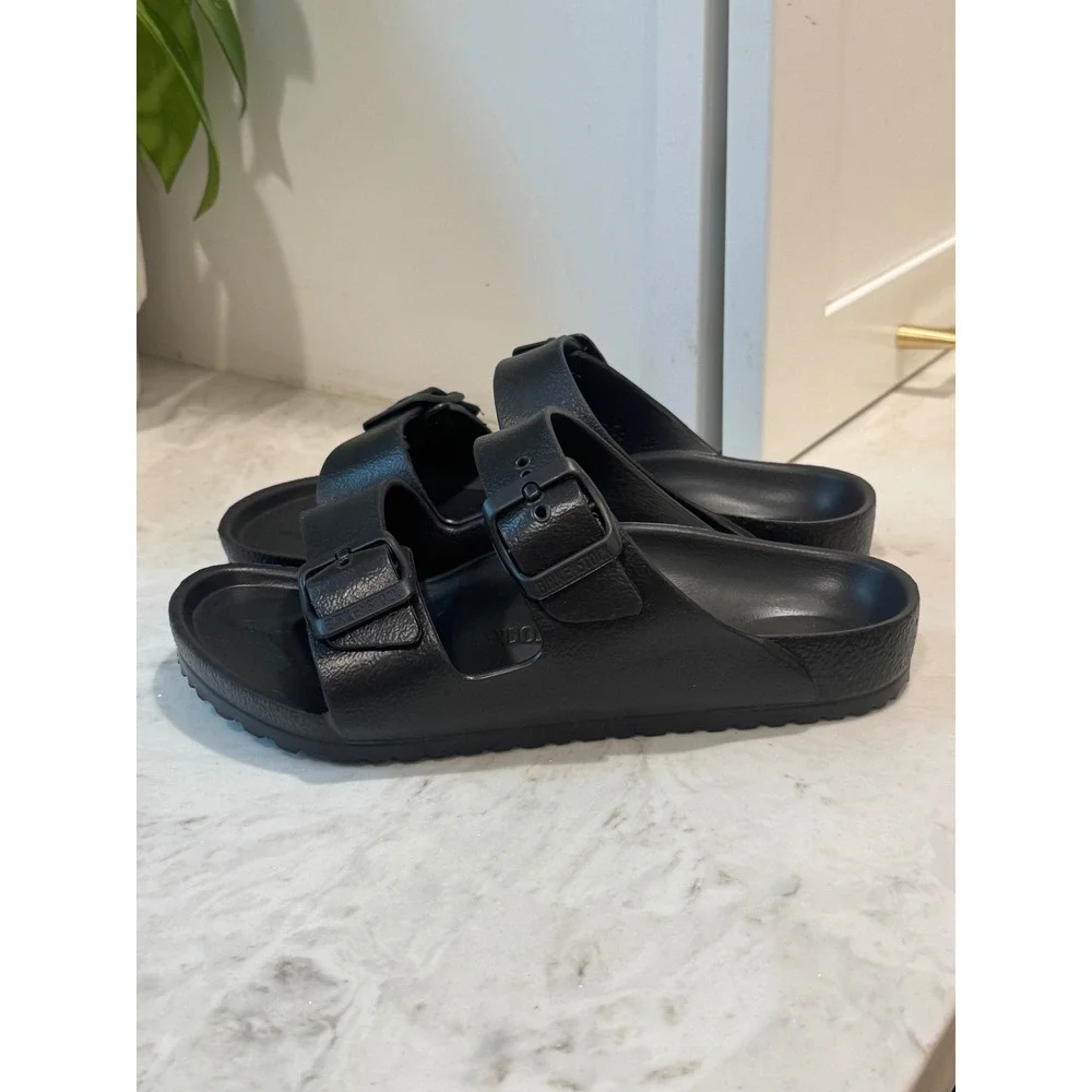 Birkenstock Arizona EVA Sandal Kids Size 34 Black Waterproof Lightweight Slides